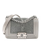 Galuchat Stingray Small Boy Flap Silver