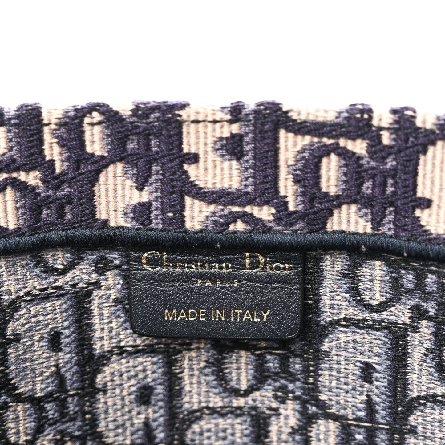 Oblique Medium Book Tote Blue Multicolor