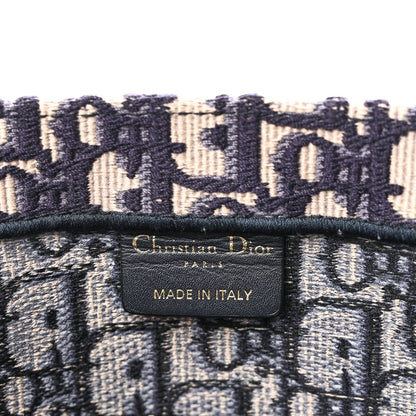 Oblique Medium Book Tote Blue Multicolor
