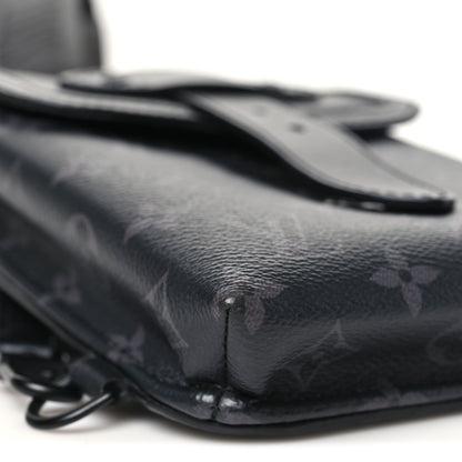 Monogram Eclipse Saumur Slingbag Black