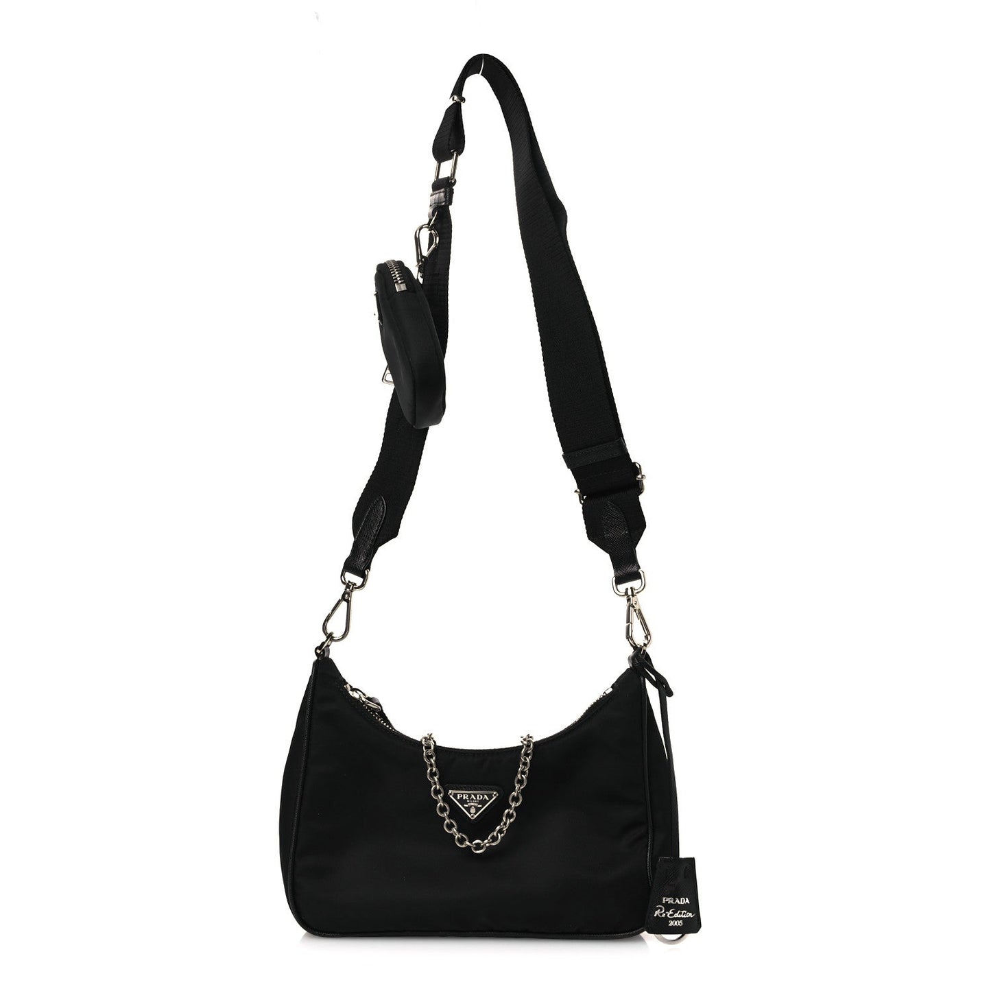 Nylon Re-Edition 2005 Shoulder Bag Black