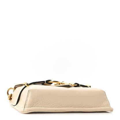 Calfskin Mini Cape Crossbody Sweet Beige