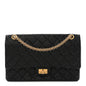 Aged Calfskin Quilted 2.55 Reissue 226 Flap Black