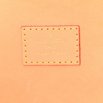 Monogram Calf Hair Spikes Iconoclasts Christian Louboutin Tote Red