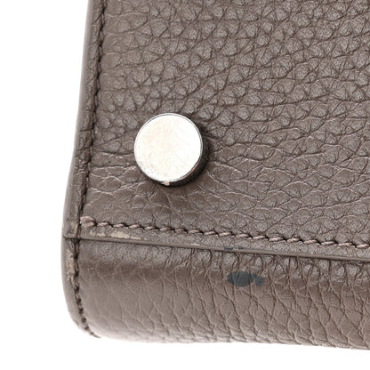 Grained Calfskin Baby Sac De Jour Fog