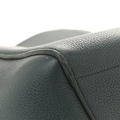 Soft Grained Calfskin Sangle Bucket Bag Amazone