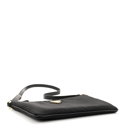 Re-Nylon Saffiano Pouch Black