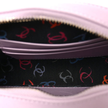 Caviar Quilted Chain Camera Bag Light Purple