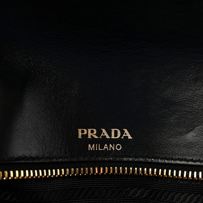 Saffiano Flap Shoulder Bag Black