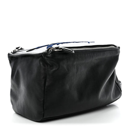 Sugar Goatskin Velvet Logo Small Pandora Black