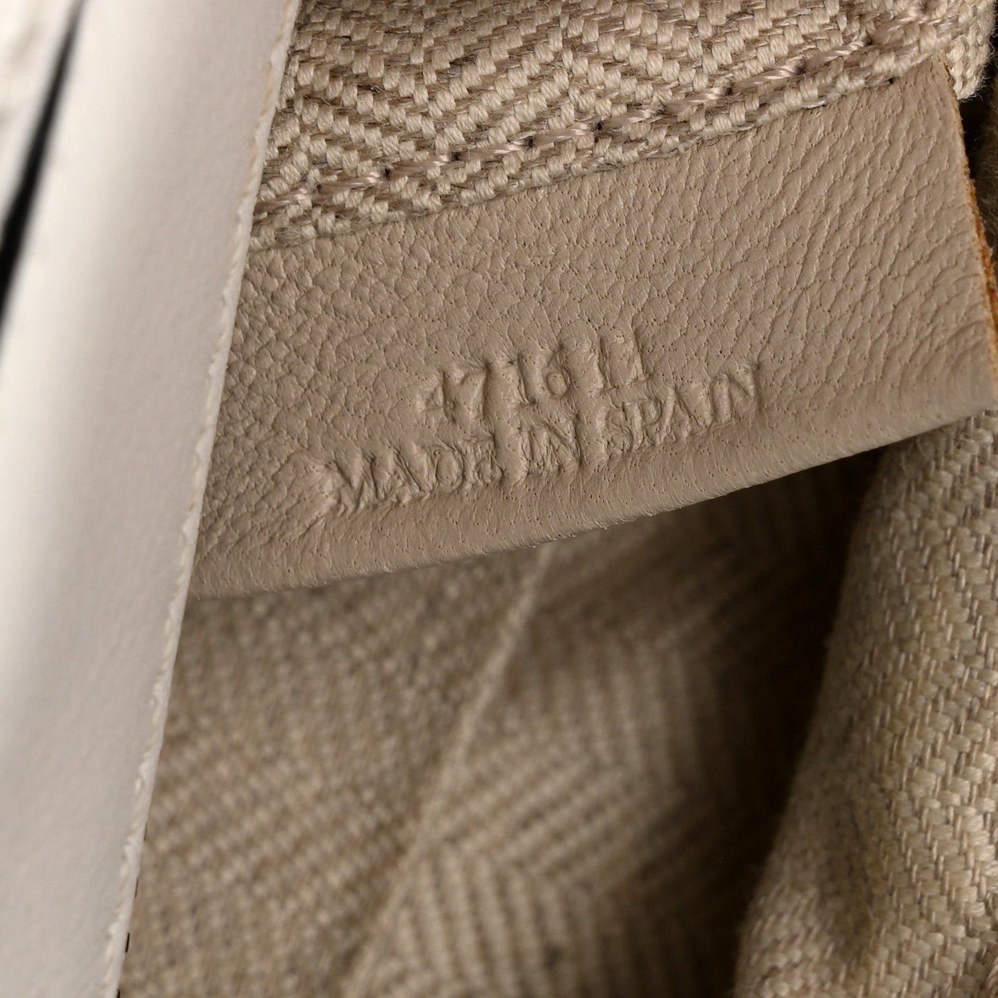Calfskin Small Puzzle Bag White