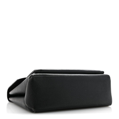 Soft Calfskin My Lockme Studs Black