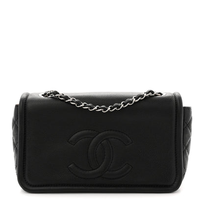 Caviar Medium Timeless CC Flap Black