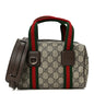 GG Supreme Web Mini GG Top Handle Bag Beige Ebony New Acero