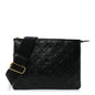 Lambskin Embossed Monogram Coussin PM Black