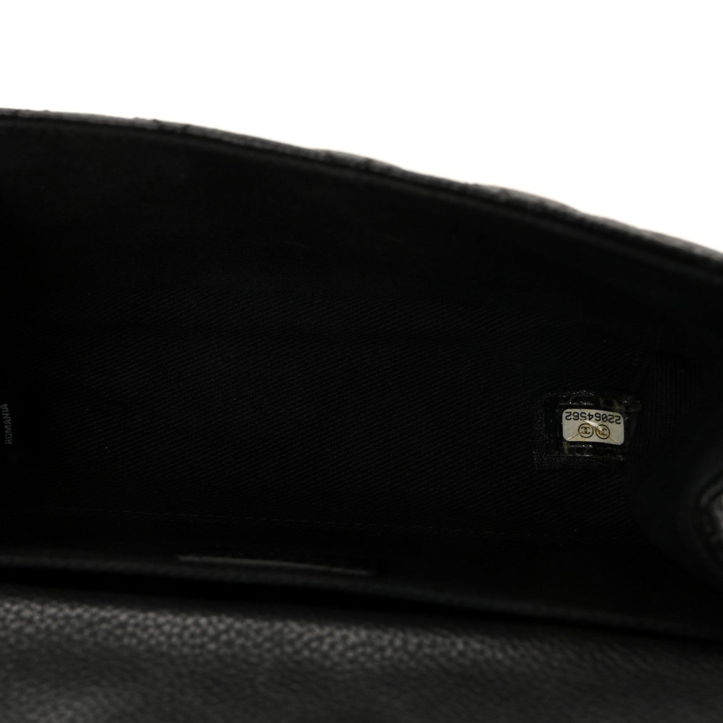 Grained Calfskin Quilted 2.55 Reissue Flap Belt Bag Clutch Black