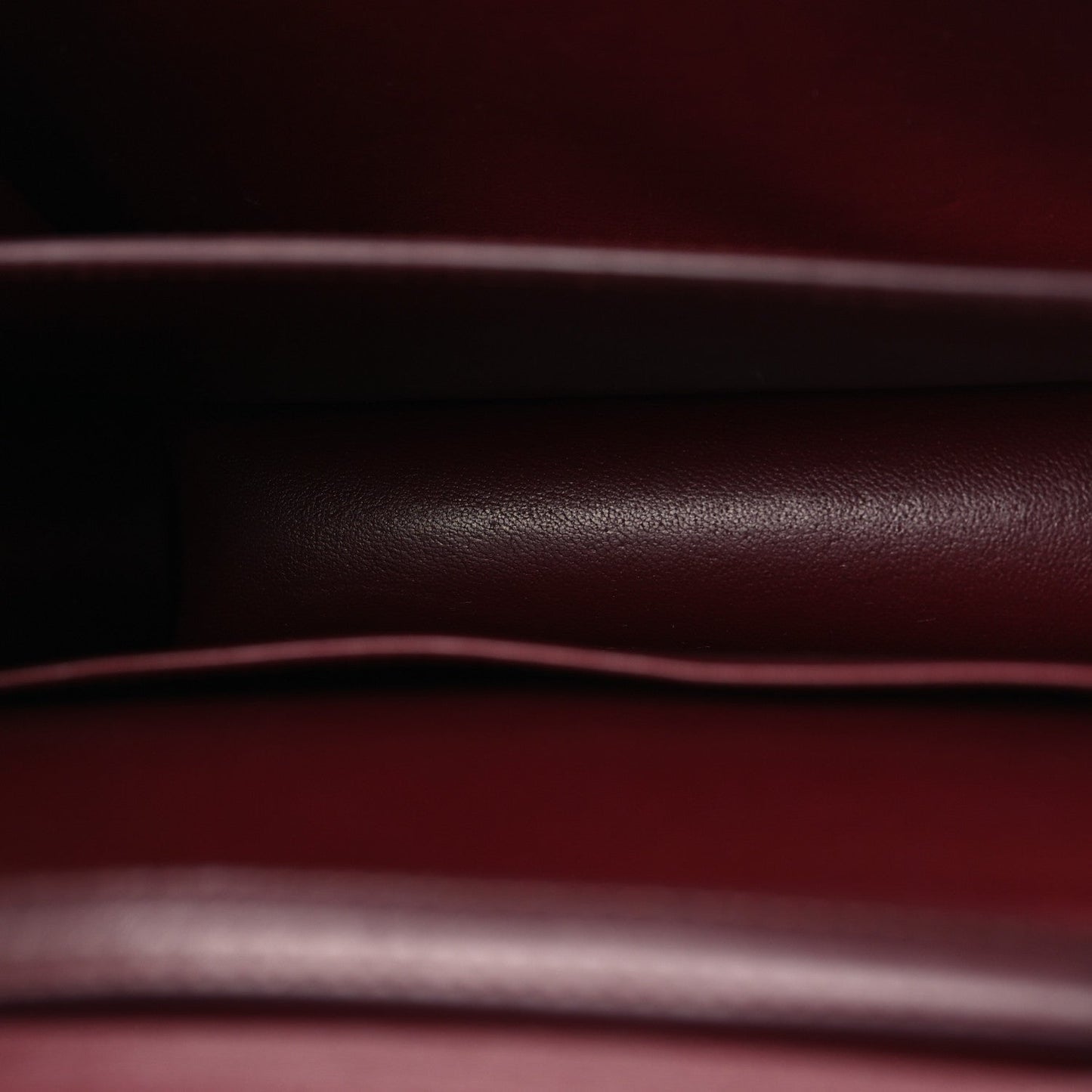 Box Calfskin Teen Classic Box Flap Bag Burgundy