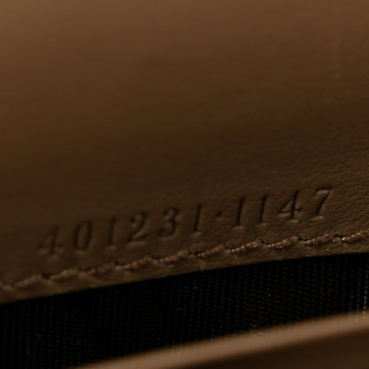 GG Supreme Monogram Mini Dionysus Chain Wallet Beige Taupe