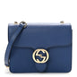 Dollar Calfskin Small Interlocking G Shoulder Bag Caspian