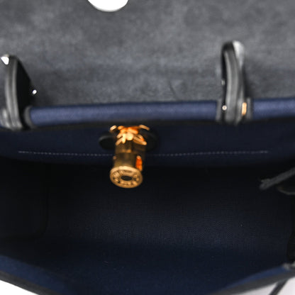 Military Toile Vache Hunter Herbag Zip Retourne 31 PM Bleu Marine Black
