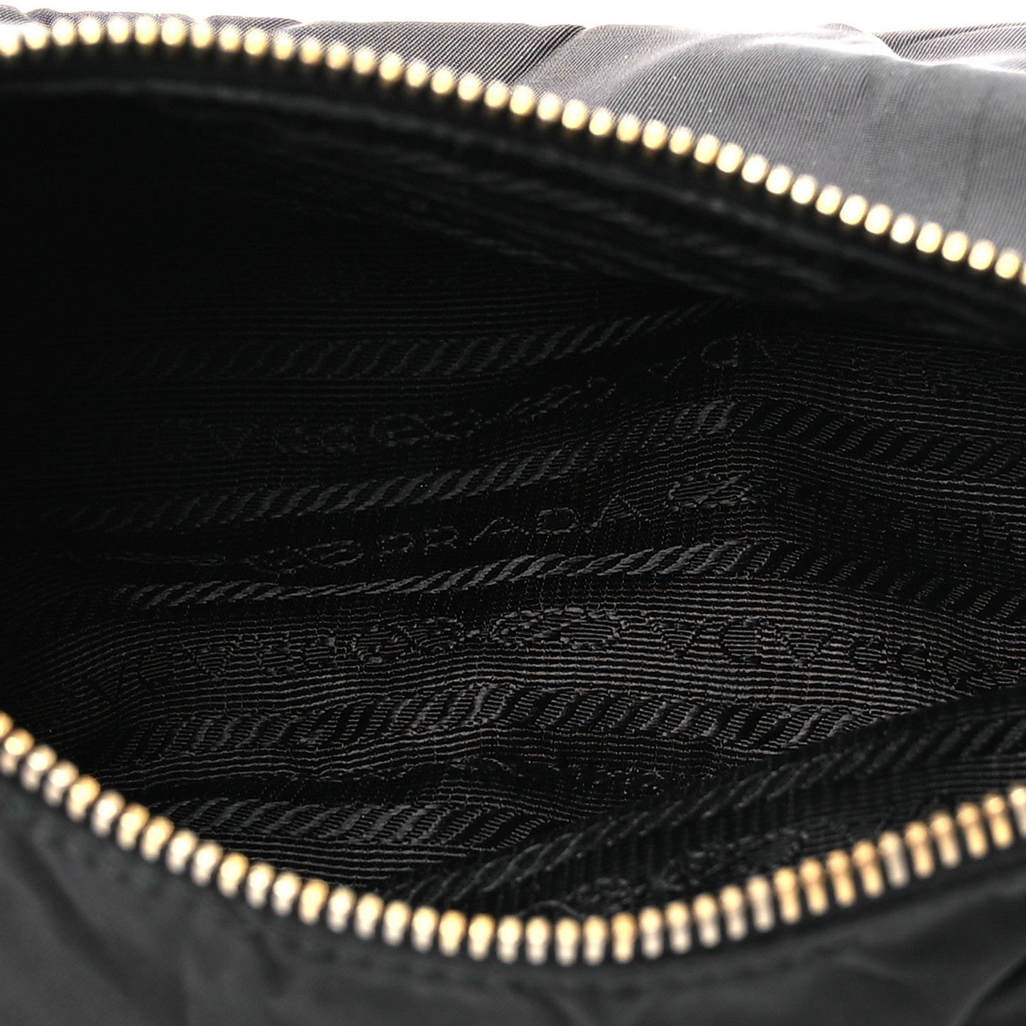 Tessuto Nylon Pochette Bag Black