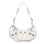 Agneau Arena Le Cagole Shoulder Bag XS Optic White
