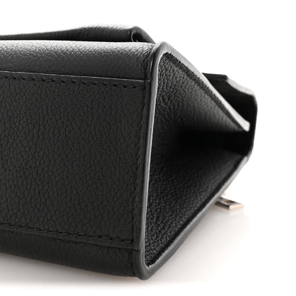 Soft Calfskin My Lockme Chain Bag BB Black
