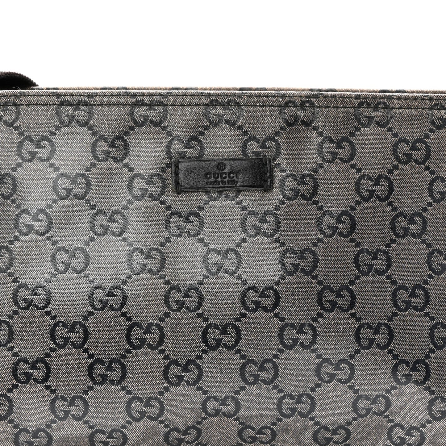 Crystal Monogram Small Flat Messenger Crossbody Navy