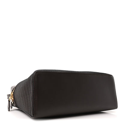 Ox Calfskin Woven Extra Bag L27  Colour Pecora Nera