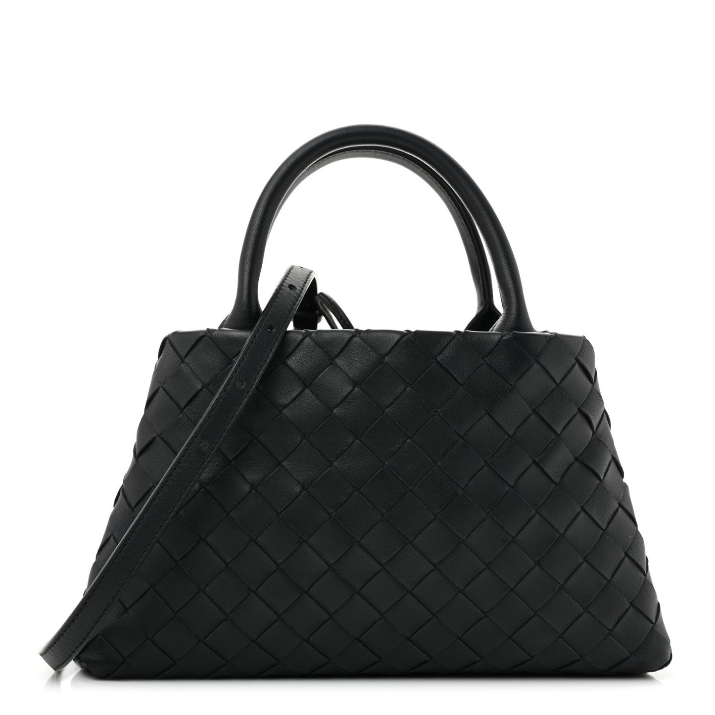 Nappa Intrecciato Small Tote Black