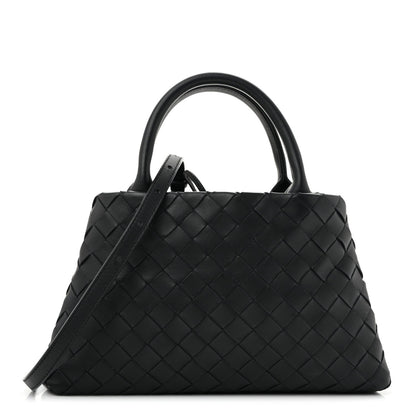 Nappa Intrecciato Small Tote Black