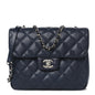 Caviar Quilted Medium Urban Companion Flap Navy