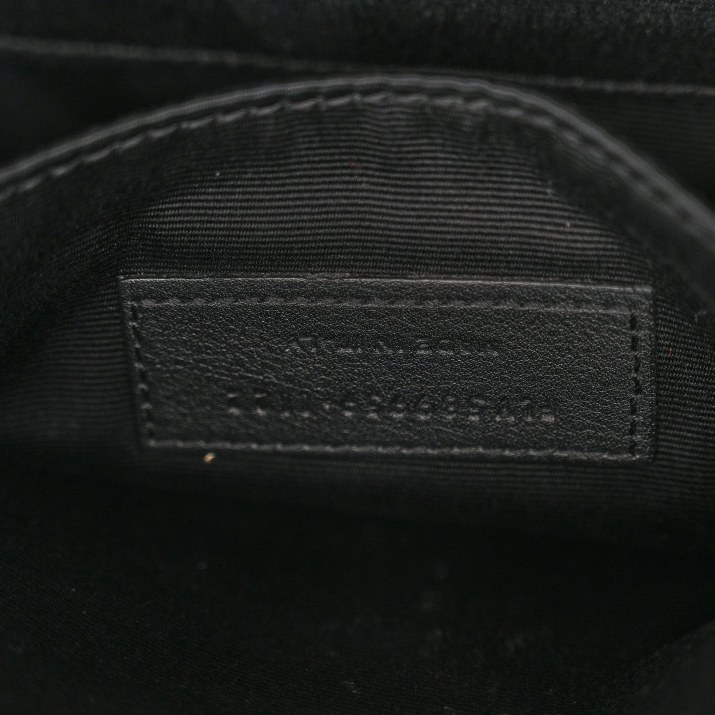 Grain De Poudre Monogram Belt Bag Black