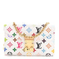 LV X TM Monogram Multicolor Pouch Metis Belt White