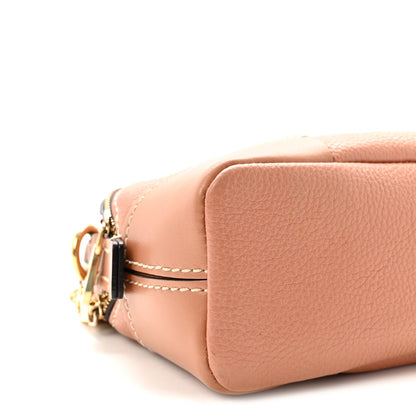 Calfskin Mini Daria Chain Bag Peach Bloom