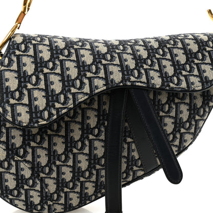 Oblique Saddle Bag Blue