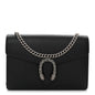 Calfskin Mini Dionysus Chain Wallet Black