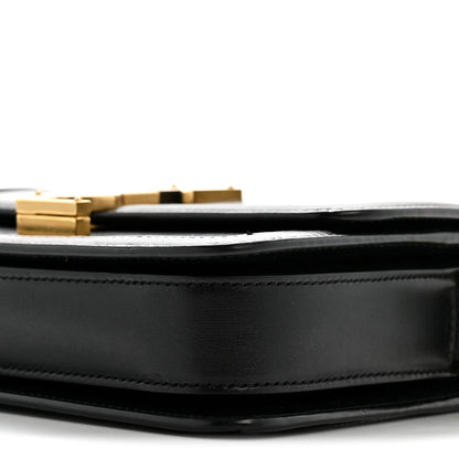 Smooth Calfskin Small Solferino Satchel Black