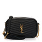 Grain De Poudre Matelasse Monogram Mini Lou Camera Bag Black
