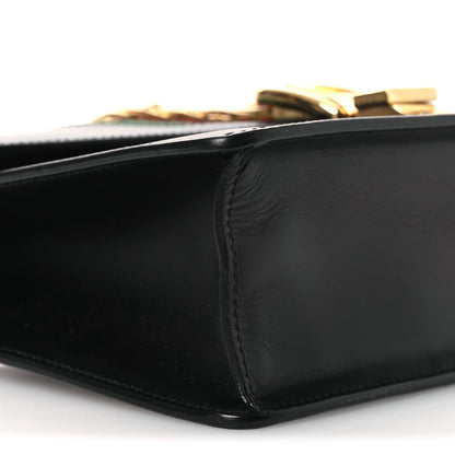 Calfskin Small Sylvie Shoulder Bag Black