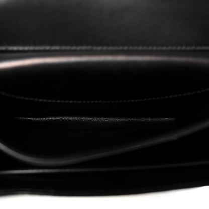 City Calf Saffiano Cahier Bag Black