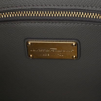 Hammered Calfskin Today Satchel Grey