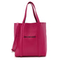 Calfskin XXS Everyday Tote Rose Magenta Black