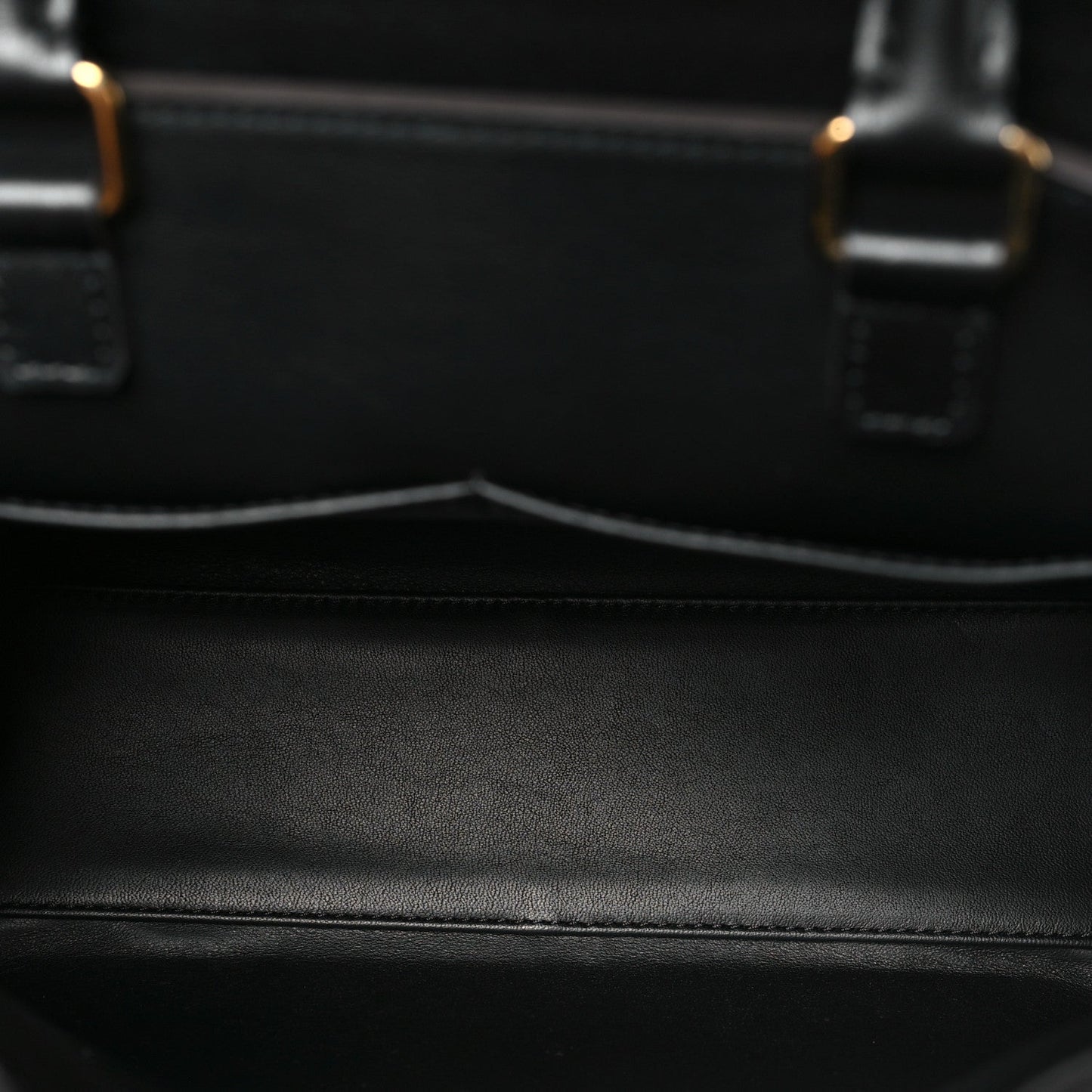 Calfskin Taurillon Studded City Steamer One Handle Bag Black