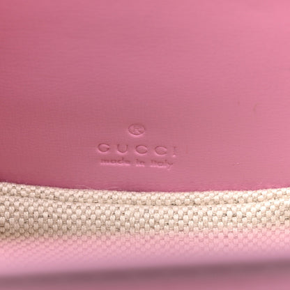 Boarded Dyana Lux Calfskin Web Mini Bamboo 1947 Top Handle Bag Nice Pink