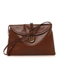 Smooth Calfskin Medium Liberta Shoulder Bag Sapele