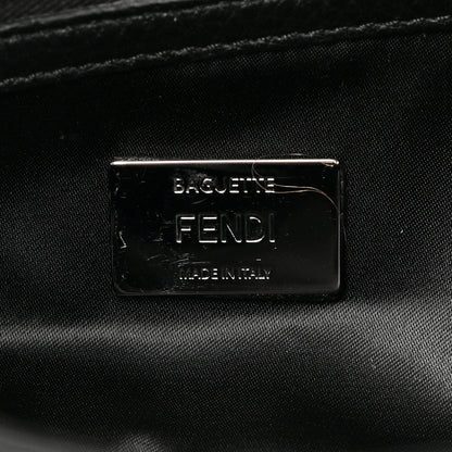 Econyl Cuoio Romano Multipocket Baguette Black