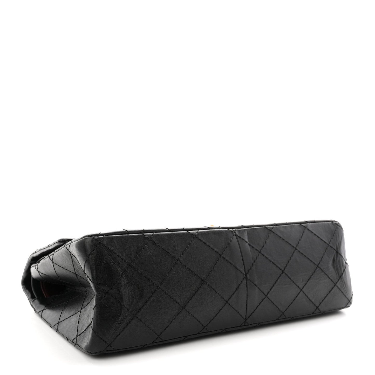 Aged Calfskin Quilted 2.55 Reissue 226 Flap Black
