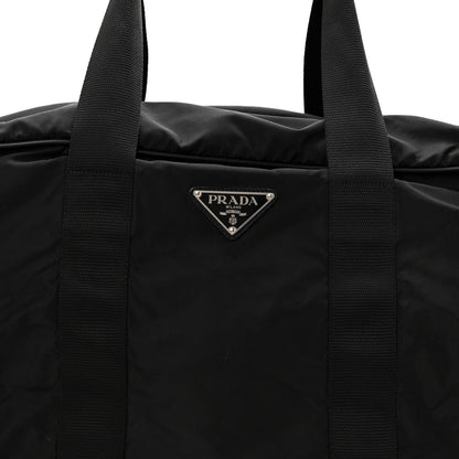 Tessuto Nylon Saffiano Viaggio Duffle Black