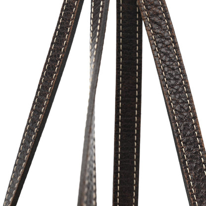 Mini Lin Monogram Bucket Bag Ebene